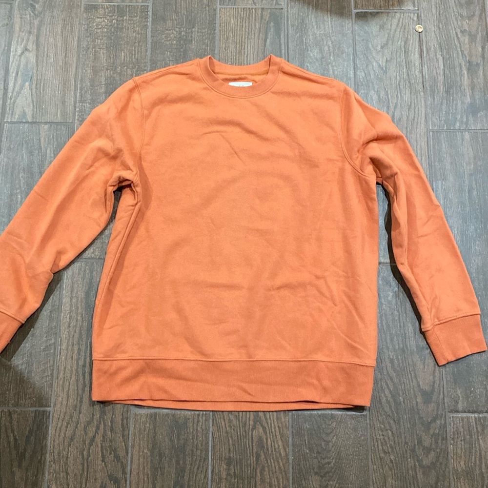 Crewneck sweater orange
